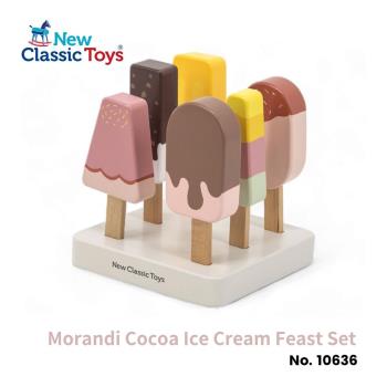 荷蘭New Classic Toys 莫蘭迪可可冰淇淋饗宴組-10636