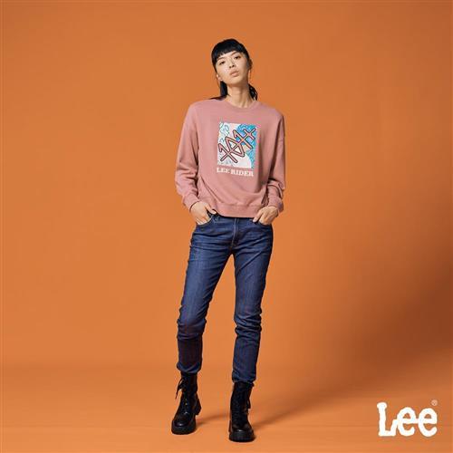 Lee 女款 401 中腰標準小直筒牛仔褲 馬毛皮牌 12oz | 101+