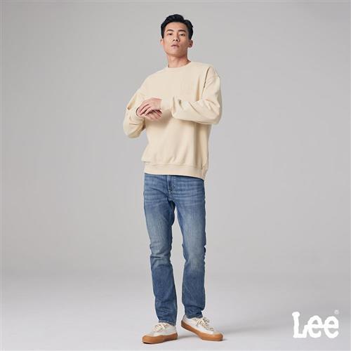 Lee 男款 709 低腰合身小直筒牛仔褲 貓鬚刷白 11.7oz | Modern