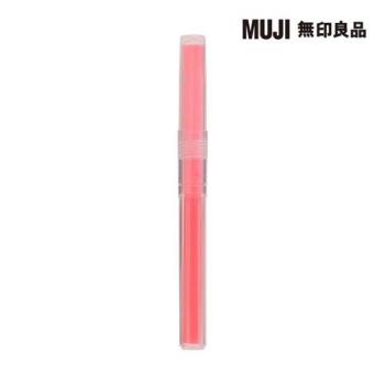PP按壓螢光筆芯/粉紅【MUJI 無印良品】