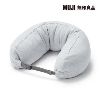 微粒貼身靠枕/灰.約16x64cm【MUJI 無印良品】