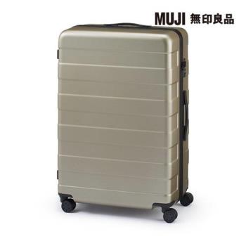 四輪硬殼止滑拉桿箱105L 米色【MUJI 無印良品】(行李箱)