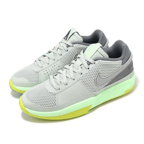 Nike 籃球鞋 Ja 1 GS 大童 女鞋 銀灰 綠 莫蘭特 運動鞋 DX2294-003