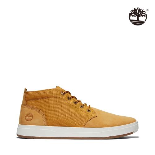 Timberland 男款小麥黃正絨面皮革休閒鞋|A1OI3-TSV