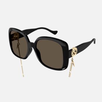 【GUCCI 古馳】膠框太陽眼鏡(GG1029SA-005 雙G LOGO)