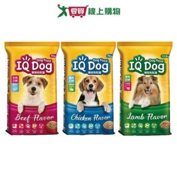 IQ DOG乾狗糧系列(牛肉/雞肉/羊肉)(13.5-15KG/包)【愛買】