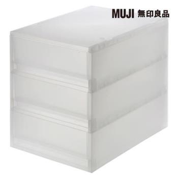 PP盒/淺型/3段(正反疊)【MUJI 無印良品】