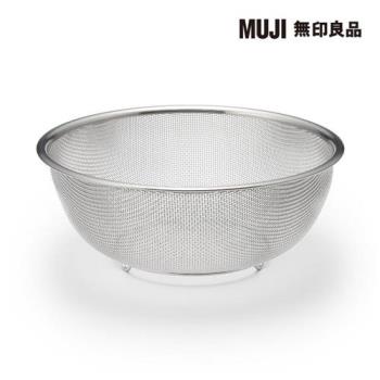 不鏽鋼網籃/L/附網腳【MUJI 無印良品】