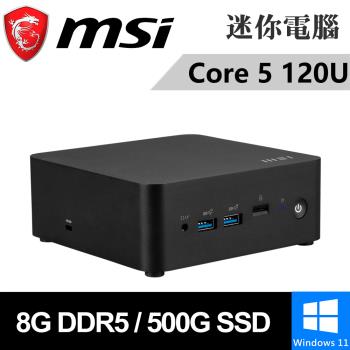 微星 Cubi NUC 1M-039BTW-SP6 (Intel Core 5 120U/8G/500G SSD/W11)特仕版