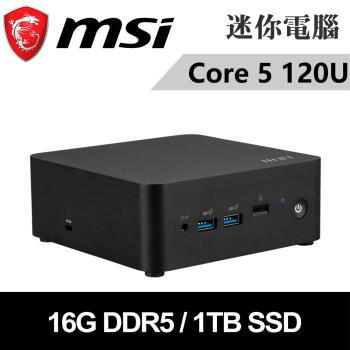 微星 Cubi NUC 1M-039BTW-SP3 (Intel Core 5 120U/16G/1TB SSD)特仕版
