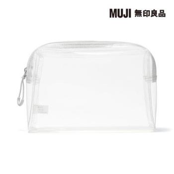 TPU透明收納袋/附底.約12x18.5x4cm【MUJI 無印良品】