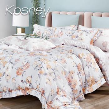 KOSNEY 京都花影 60支100%天絲萊賽爾纖維(涼被/四季被 150*195公分 多款任選)