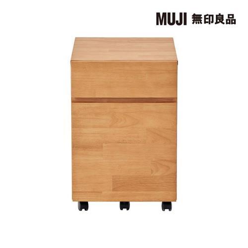 木製書桌用資料櫃【MUJI 無印良品】