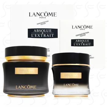 LANCOME蘭蔻 絕對完美黑鑽奢燦乳霜50ml+絕對完美黑鑽奢燦眼霜15ml(TESTER白盒版)新品上市