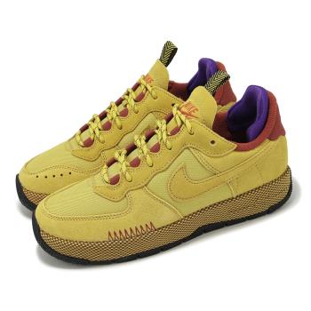 Nike 休閒鞋 Wmns Air Force 1 Wild 女鞋 男鞋 卡其 麂皮 帆布 AF1 FB2348-700