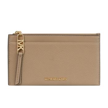 MICHAEL KORS EMPIRE 簡約窄版手拿包/卡片長夾.駝色