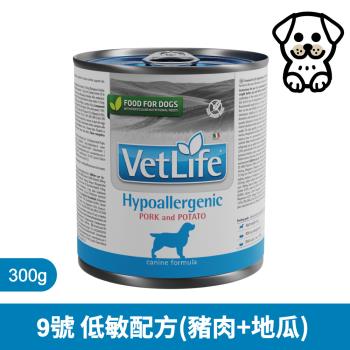 Farmina 法米納 Vet Life 低敏配方(豬肉+地瓜) 獸醫寵愛天然處方系列 (犬用) FD-9093 主食罐/狗罐頭 300g-6罐
