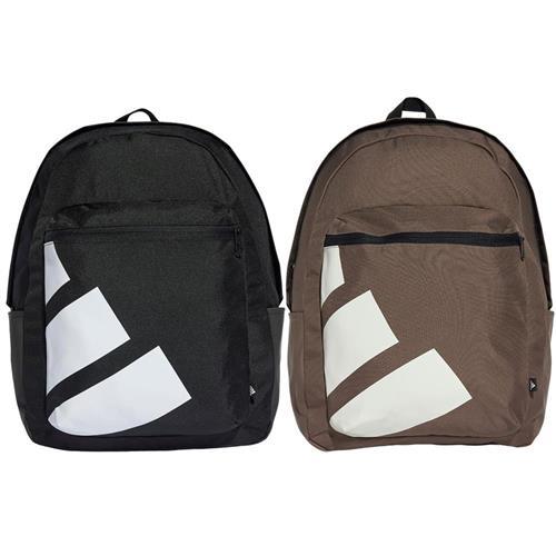 Adidas 後背包 三線 側口袋 黑/棕【運動世界】IX7989/IX7990