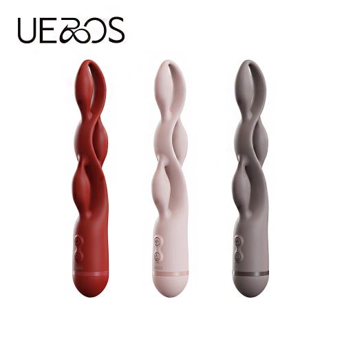 UEROS三體串流按摩棒-太陽紅/星雲粉/星砂棕