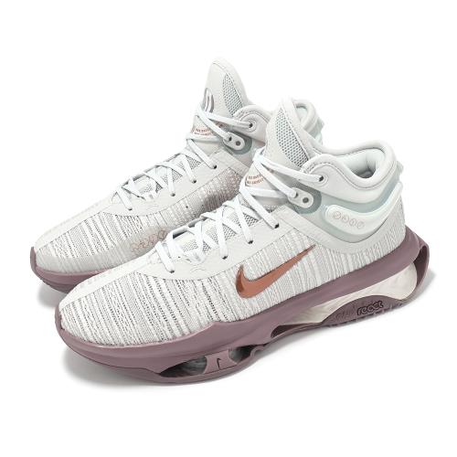 Nike 籃球鞋 Air Zoom G.T. Jump 2 EP 男鞋 白 玫瑰 氣墊 緩衝 運動鞋 DJ9432-004