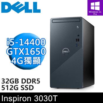 DELL Inspiron 3030T-P4508BTW-SP4 (i5-14400/32G/512G/GTX1650 4G/W11P)特仕機