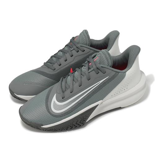 Nike 籃球鞋 Precision VII 男鞋 灰 紅 輕量 運動鞋 FN4322-003
