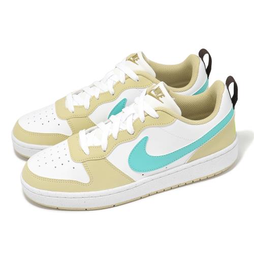Nike 休閒鞋 Court Borough Low Recraft GS 大童 女鞋 棕 綠 低筒  HM3726-731
