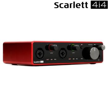 『Focusrite 錄音介面』Scarlett 4i4 (3rd Gen) 錄音介面 / 公司貨保固