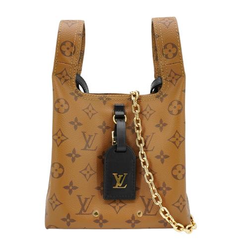 Louis Vuitton 展示品 Atlantis BB 帆布手提斜背包(M46816-卡其)