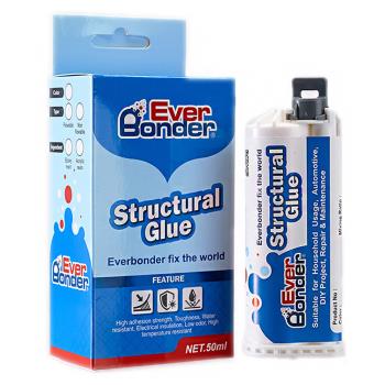 愛幫達 EverBonder -50ml 塑膠黏著劑 玩具 模型 塑膠 黏著劑 強力膠 快乾 PP PE PA 修復 - MD-AB