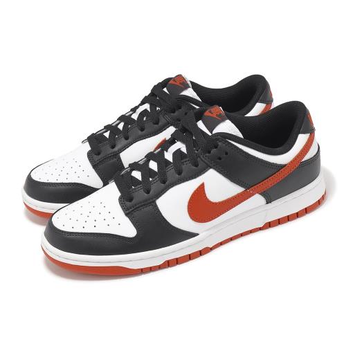 Nike 休閒鞋 Dunk Low Retro 男鞋 女鞋 白 黑 紅 低筒 經典 情侶鞋 DV0833-108