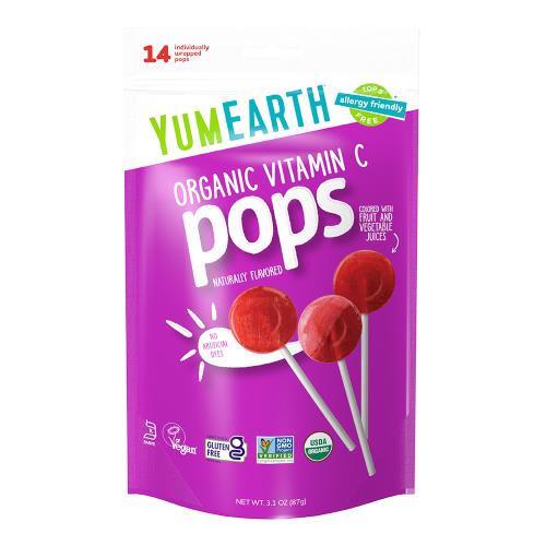 【自然思維】YUMEARTH 有機棒棒糖（純素）87g