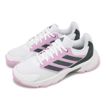 adidas 網球鞋 CourtJam Control 3 W 女鞋 粉紅 灰黑 緩震 運動鞋 ID2459