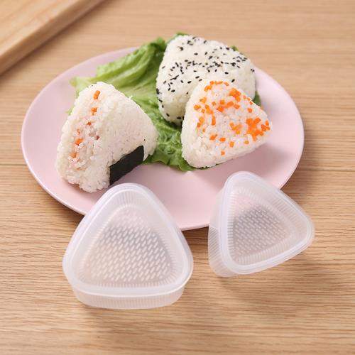 三角飯糰模具(2入/組) 壽司簾 手握壽司 壽司捲 壽司竹捲 壽司模具 DIY 便當模 烘焙用具