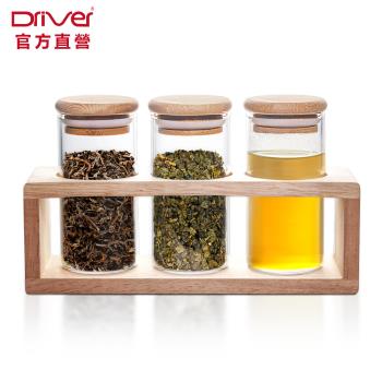 Driver 竹蓋玻璃小罐 120ml (三入套裝組) (2入)