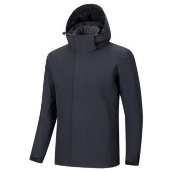 【巴黎精品】衝鋒衣羽絨夾克(兩件套)-防風防水連帽可拆男女外套4款a1he21