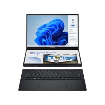 ASUS Zenbook Duo OLED 14吋AI觸控筆電灰色(Ultra 9 185H/32GB/1TB/UX8406MA-0022I185H)