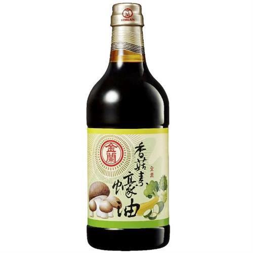 【金蘭食品】香菇素蠔油1000ml/瓶*3瓶