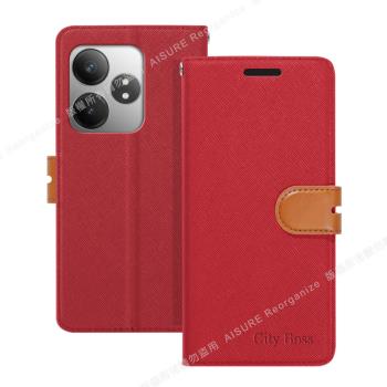 CITY BOSS For Realme GT6 浪漫都會支架皮套