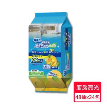 【無塵氏】鳳梨酵素廚房亮光布 48抽x24包