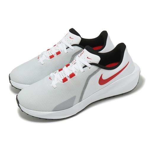 Nike 高爾夫球鞋 Infinity G NN 寬楦 男鞋 女鞋 白 紅 高球 休閒鞋 FN0565-101