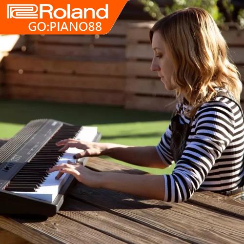 『Roland 樂蘭』GO:PIANO88 / 最輕便88鍵數位鋼琴可電池供電 / 黑色含琴袋 / 公司保固貨
