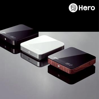 【Hero】靈智LED點陣玻璃金屬流速咖啡電子秤-【黑／白】