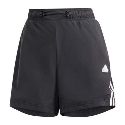 Adidas 短褲 女裝 防風 綁帶 黑【運動世界】IP1568