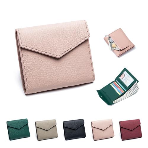 【玩皮工坊】頭層牛皮信封短夾女夾LH917