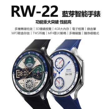 RW-22 藍芽智慧手錶 贈皮革錶帶