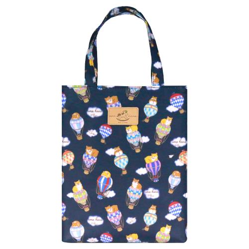 【uma hana】空中柯基多用途可放各種A4的防水新A4手提袋(公事袋/文件袋/補習袋/萬用袋)