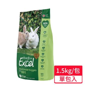 【Burgess 伯爵】成兔飼料原味薄荷 1.5KG