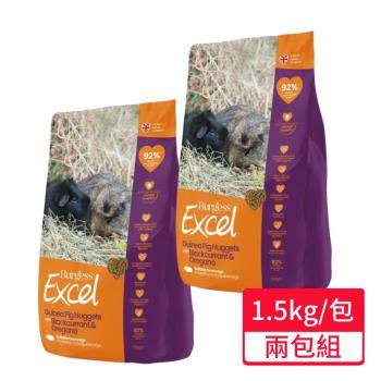 【Burgess 伯爵】天竺鼠專用飼料 黑加侖&奧勒岡葉 1.5KG;兩包組