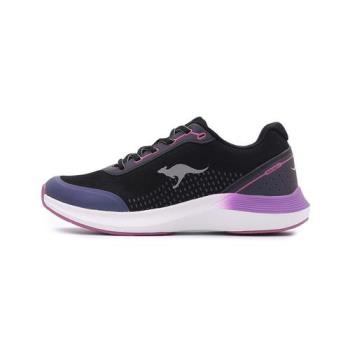 KANGAROOS RUN FLOW 2 輕量慢跑鞋 黑眩光 KW41660 女鞋 鞋全家福